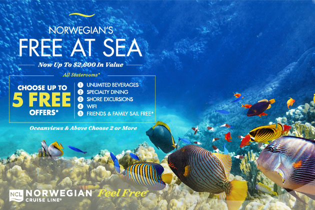 NCL Free at Sea and More Sale!!!